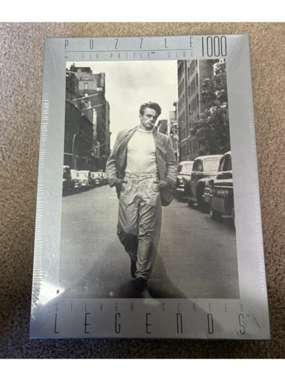 Vintage Fink & Company James Dean Puzzle Silver Screen Legends 1000 Piece Sealed